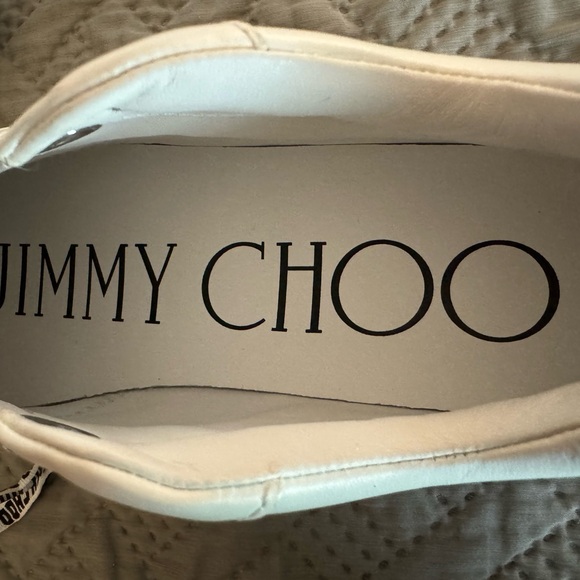 Jimmy Choo New all white Sneakers size 8us (38EU) - Picture 7 of 14